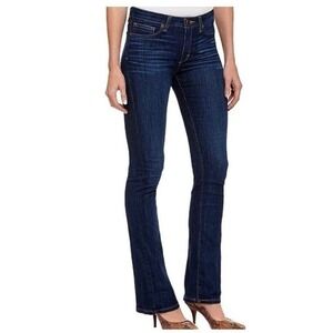 Spanx The Slim X Straight Jean Dark‎ Wash Size 28